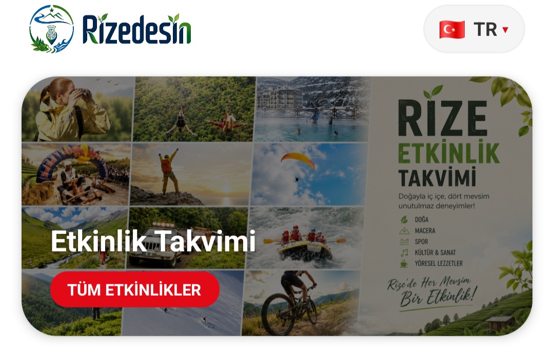 Rize’nin Dijital Turizm Rehberi “Rizedesin” Yayında